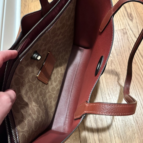 Coach Leather Tote - Picture 10 of 11